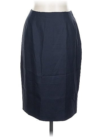 Linda Allard Ellen Tracy Silk Skirt (view 1)