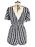 Trixxi 100% Rayon Chevron-herringbone Blue Romper Size XL - photo 2