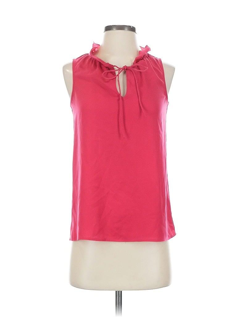 Pre-owned J.crew Factory Store Sleeveless Blouse In Pink