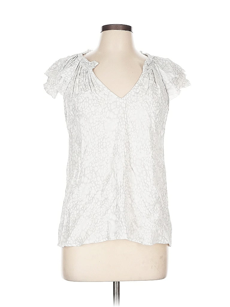 Pre-owned A New Day Sleeveless Blouse In Silver