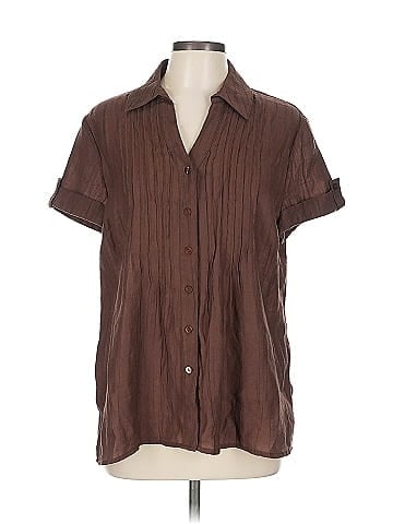 Coldwater Creek Short Sleeve Blouse (view 1)