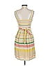 Eva Franco 100% Polyester Stripes Yellow Casual Dress Size 2 - photo 3