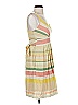 Eva Franco 100% Polyester Stripes Yellow Casual Dress Size 2 - photo 4