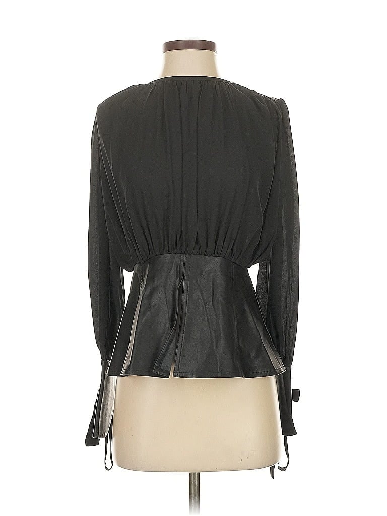 Gracia Black 3/4 Sleeve Blouse Size S - photo 1