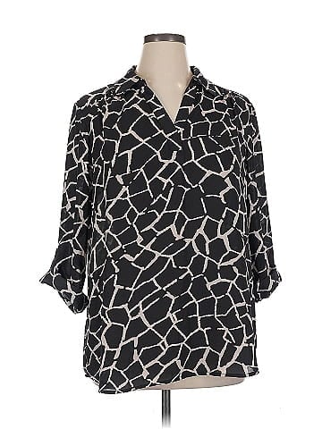 AK Anne Klein 3/4 Sleeve Blouse (view 1)