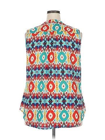 Roz & Ali Sleeveless Blouse (view 2)