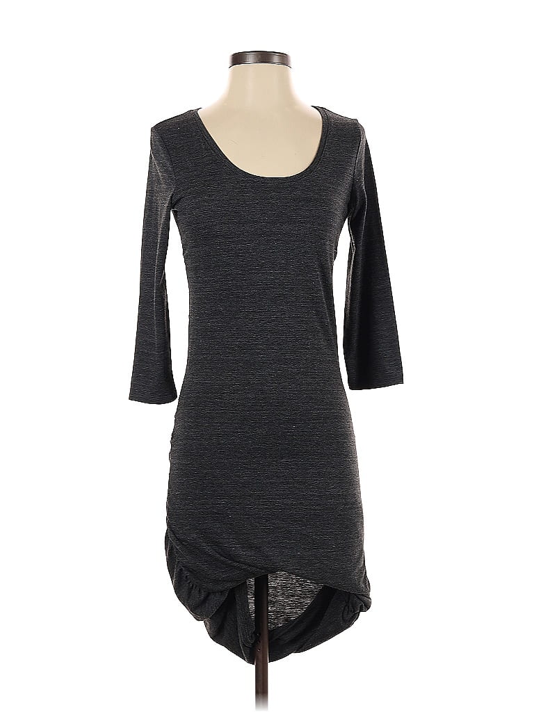 Pre-owned Express Casual Dress In Gray