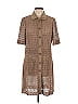W by Worth Tan Casual Dress Size 10 - photo 1