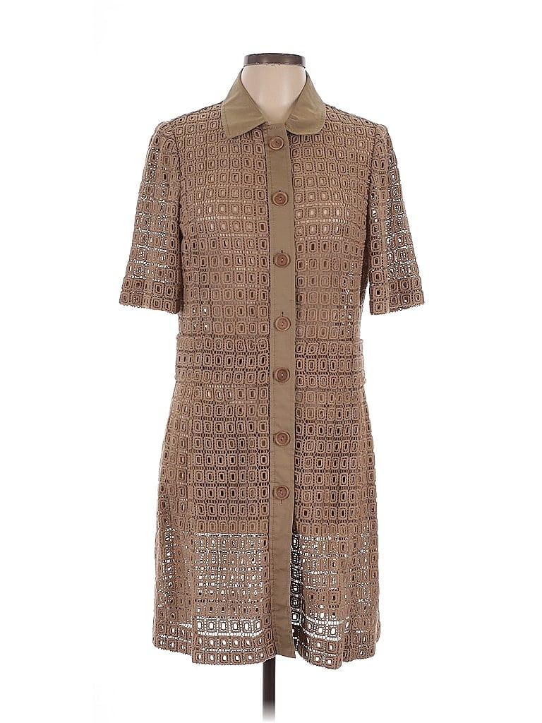 W by Worth Tan Casual Dress Size 10 - photo 1