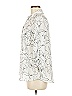 Fortune + Ivy 100% Polyester Print Ivory White 3/4 Sleeve Blouse Size M - photo 5