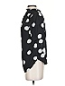 T Tahari 100% Polyester Polka Dots Black Short Sleeve Blouse Size XS - photo 5