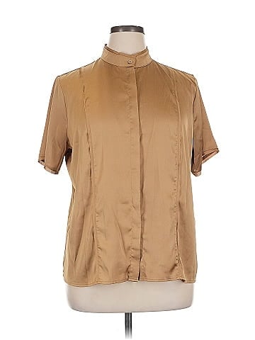 Worthington Short Sleeve Blouse (view 1)