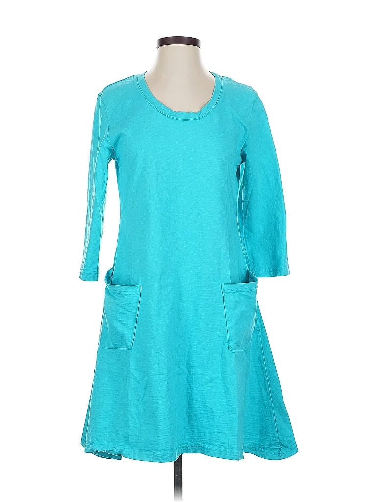 Fresh Produce 100% Cotton Teal Casual Dress Size S - photo 1