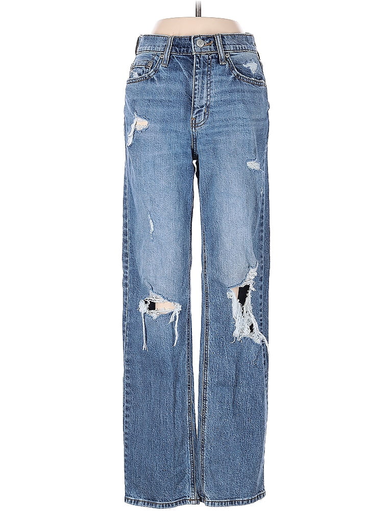 Pre-owned Eunina Jeans In Blue