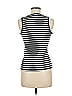 Ann Taylor LOFT Black Sleeveless Top Size M (petite) - photo 2