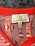 Collective Concepts 100% Polyester Orange Short Sleeve Blouse Size L - photo 3