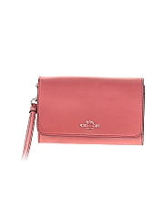 Coach Factory Black Leather Wristlet One size