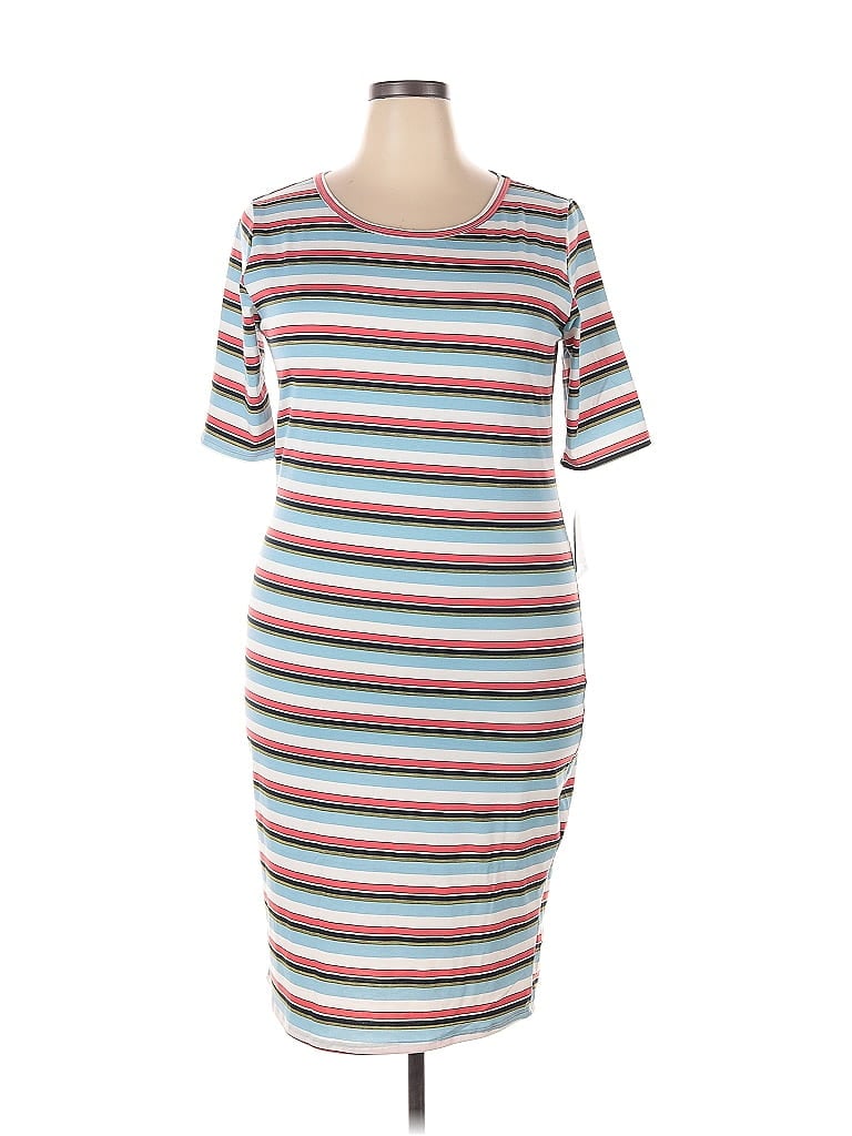 Pre-owned Lularoe Casual Dress In Gray