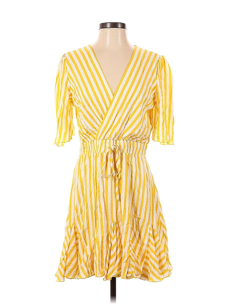 Pre-owned Unbranded Casual Dress In Yellow
