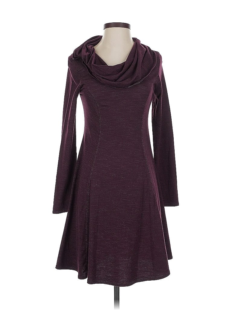 Pre-owned Max Studio Casual Dress In Burgundy