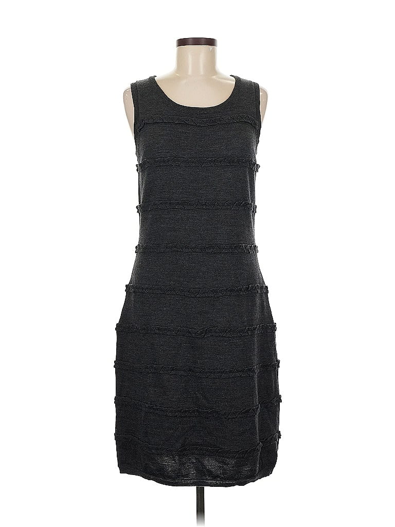 Pre-owned Calvin Klein Cocktail Dress In Gray