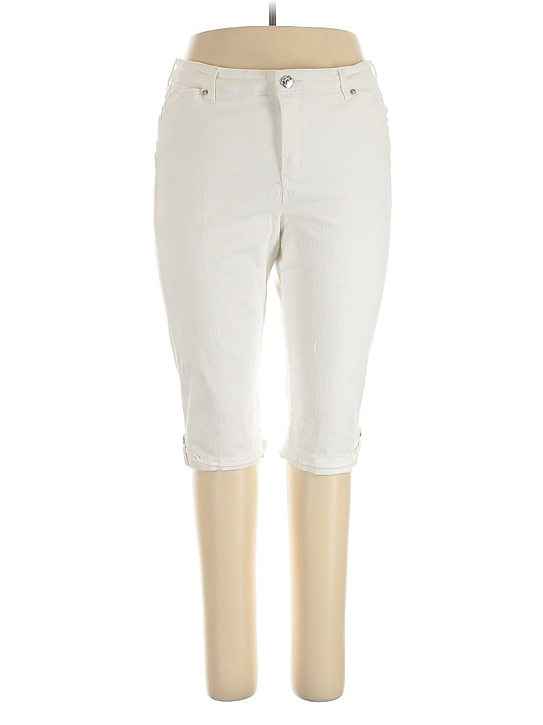 Pre-owned Gloria Vanderbilt Jeggings In White