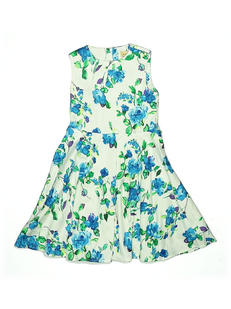 Kate Kasin Floral Blue Dress Size 7 - 8 - photo 1