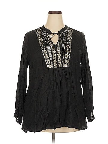 DressBarn Long Sleeve Blouse (view 1)