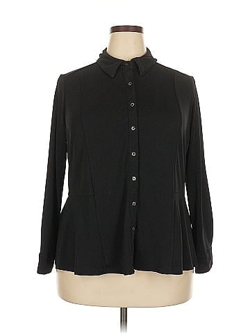 Roz & Ali Long Sleeve Blouse (view 1)