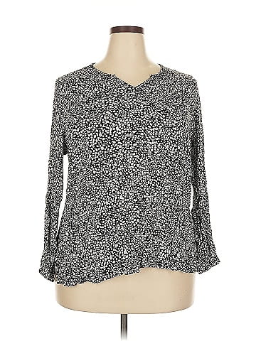 Cj Banks Long Sleeve Blouse (view 1)