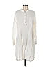 Flax 100% Linen Ivory Yellow Casual Dress Size 6 (S) - photo 1