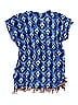Justice 100% Viscose Blue Swimsuit Cover Up Size 18 - 20 - photo 2