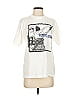 UT for Uniqlo 100% Flax Ivory Short Sleeve T-Shirt Size S - photo 1