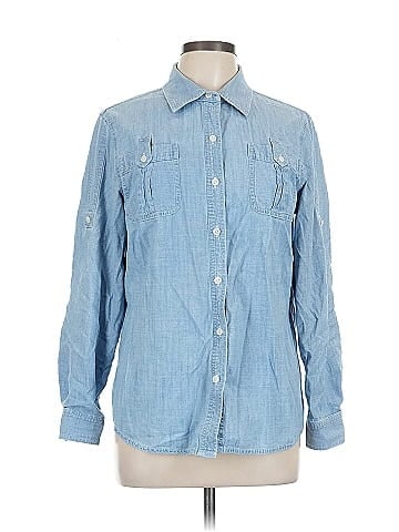 Jones New York Signature Long Sleeve Button-Down Shirt (view 1)