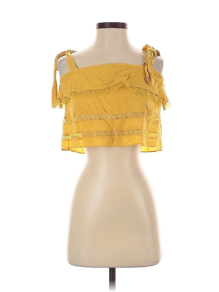 RE:NAMED Pre-owned Sleeveless Blouse In Yellow