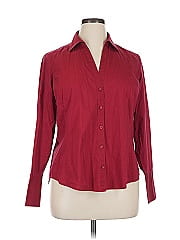 Ann Taylor Factory 3/4 Sleeve Button Down Shirt