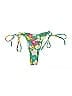 Unbranded Floral Green Swimsuit Bottoms Size S - photo 1