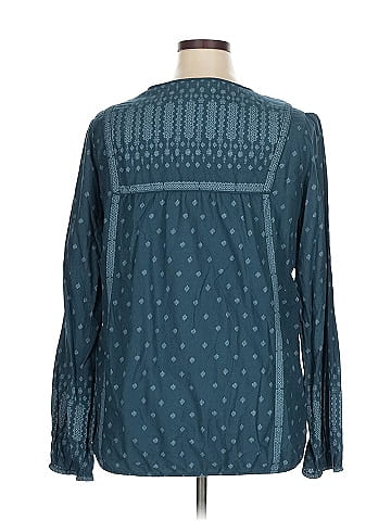 Ruff Hewn Long Sleeve Blouse (view 2)