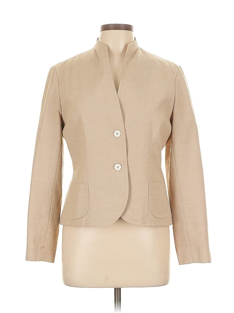 Pre-owned Assorted Brands Blazer Jacket In Brown