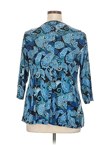 Roz & Ali 3/4 Sleeve Blouse (view 2)