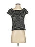 M Missoni Gray Black Short Sleeve Top Size S - photo 1