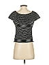 M Missoni Gray Black Short Sleeve Top Size S - photo 2