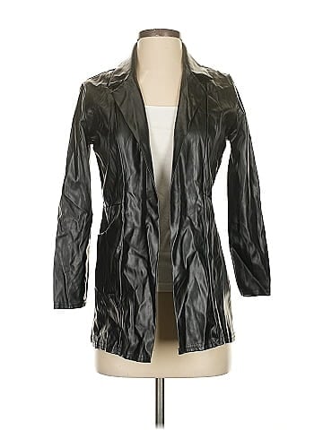 PrettyLittleThing Faux Leather Jacket (view 1)