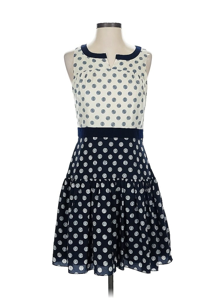 Pre-owned J.crew Factory Store Casual Dress In Blue