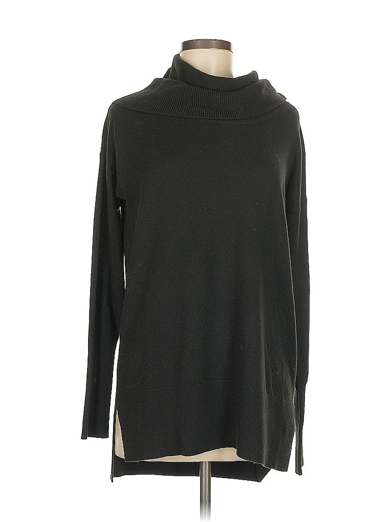 Pre-owned Ann Taylor Loft Turtleneck Sweater In Black