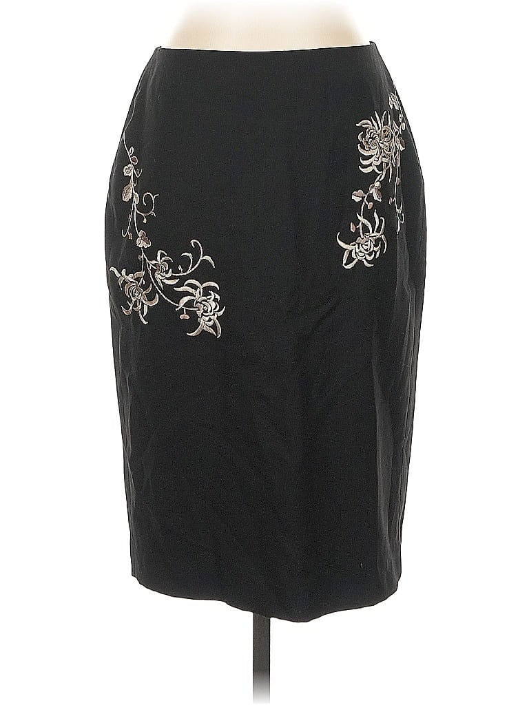 Pre-owned Ann Taylor Loft Formal Skirt In Black