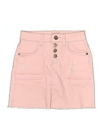 Justice Denim Skirt (view 1)