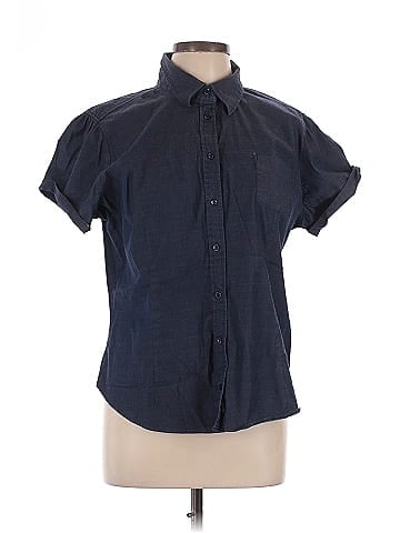 New York & Company Short Sleeve Button-Down Shirt (view 1)