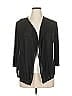 August Silk 100% Viscose Black Cardigan Size XL - photo 1