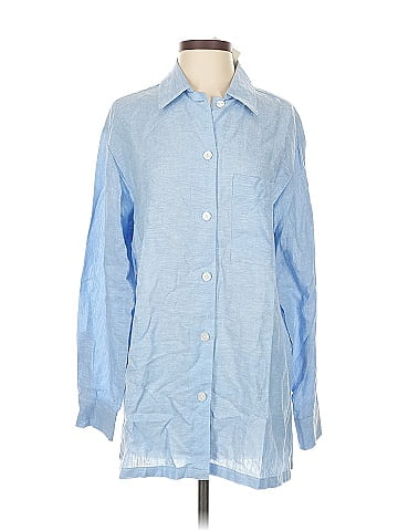 Anne Klein Long Sleeve Button-Down Shirt (view 1)